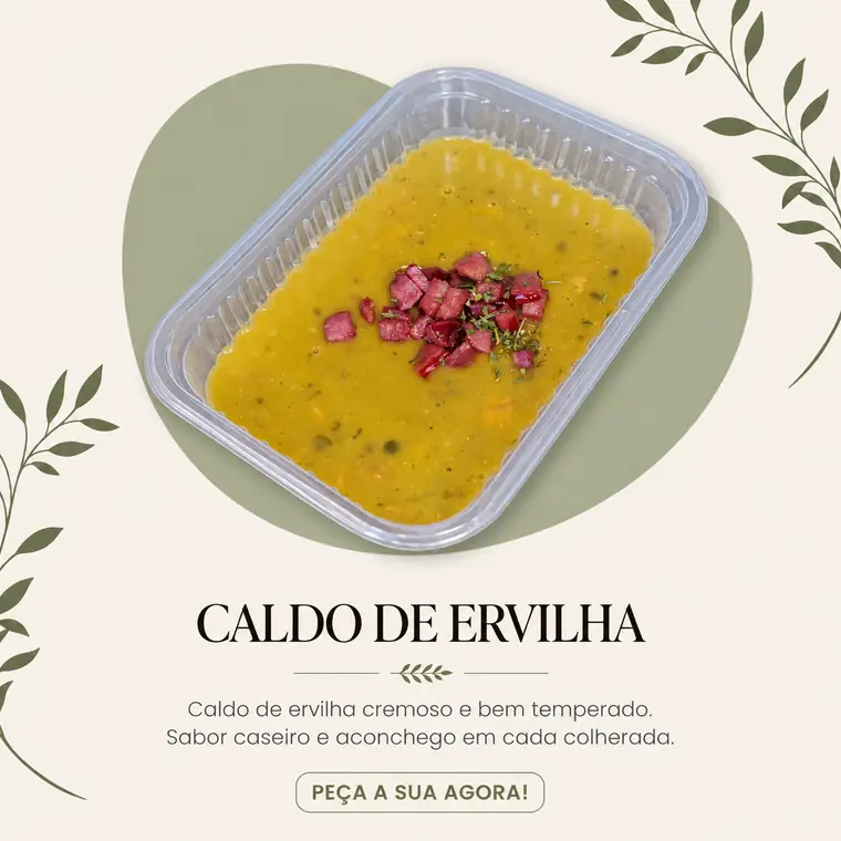 Marmita 35: Caldo de ervilha - Casa Verde Foz do Iguaçu