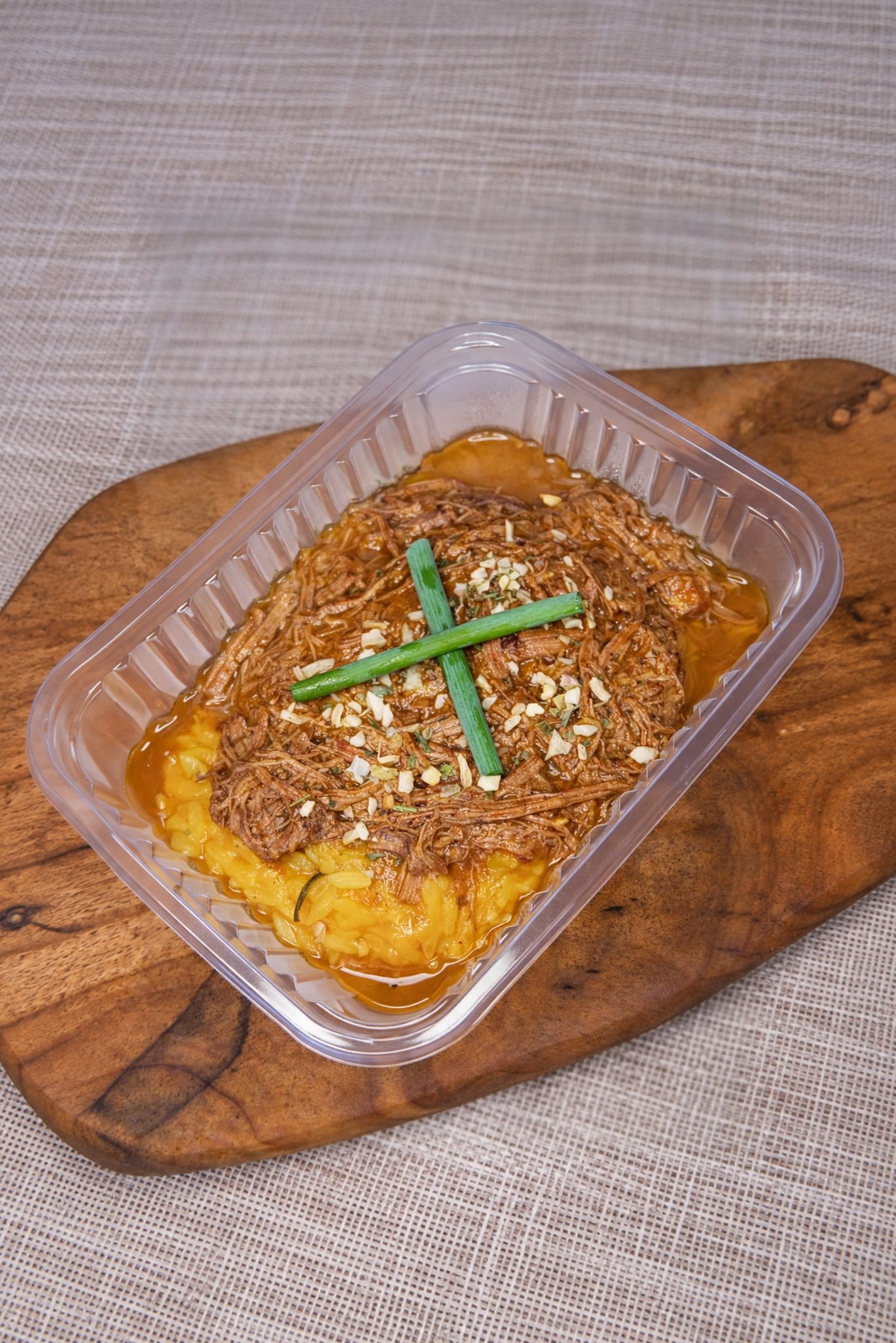 Marmita 9: Risoto de abóbora e bacon com carne de panela - Casa Verde Foz do Iguaçu
